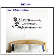 Diy-004 words quote wall sticker