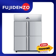 Fujidenzo 43 cu. ft. 4-door Commercial Freezer or Chiller CU-443DDF SS3 (Stainless Steel)