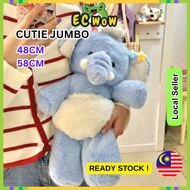 Patung gajah Elephant Plush Toy Stuffed Elephant Toy Pillow Anak Patung Gajah Patung Comel  PP Cotto