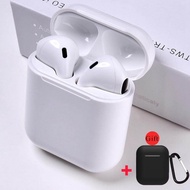 [Yurkem Store] หูฟังบลูทูธ หูฟังไร้สาย  New i12 TWS 1:1 Air2 Wireless Bluetooth 5.0 3D super stereo bass earbuds for iPhone apple ear pod pk i10 i11 12 i13 tws