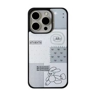 【iPhone14系列】手機套【iPhone 14 Pro Max;手提袋紋線條兔子】甜美可愛少女手機殼 蘋果手機殼 iPhone手機殼