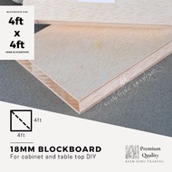 18mm Blockboard (4ft x 4ft) DIY board sheet | timber panel wood | plywood | Papan Perabot | Papan ka