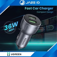 Ugreen Car Charger Car Fast Charging 36w Dual USB Type A 2 Port