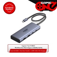Ugreen 7-in-1 USB-C Dual HDMI 4K 60Hz Multifunction Hub Adapter (CM498/45379)