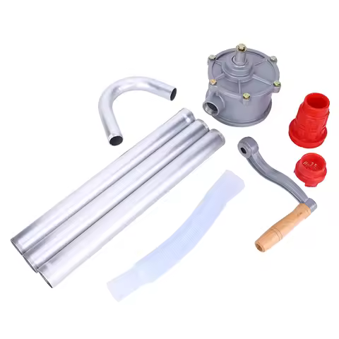 Aluminum alloy rotary hand-operated drum pump; drum pump for dispensing diesel; drum-type pump; manu