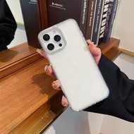 Ốp Điện Thoại TPU Trong Suốt Chống Rơi Viền Kim Cương Sang Trọng Cho Samsung ss Galaxy A56 A55 A54 A