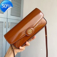 TB Womens Bag New Model 161831 ROBINSON Baguette Bag Flap Shoulder Crossbody Bag Genuine Leather Wom