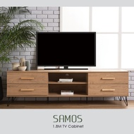 hinlim.com - SAMOS 1.8M TV Cabinet / TV Rack / Almari TV / Muji Style Cabinet / Rak TV / Kabinet TV 