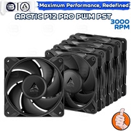 [CoolBlasterThai] ARCTIC P12 PRO PST BLACK (size 120 mm.) X5 Value Pack PC Fan Case ประกัน 6 ปี
