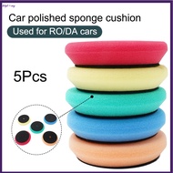 【BET】5Pcs 3inch 95mm Waxing Pad Sponge Polishing Foam for Pads For RO/DA Car Polisher[my]