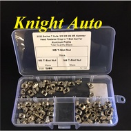 90pcs M3 M4 M5 T-type nut hammer head fastener for 2020 series ID35955 ID37675