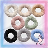 YumiYa Children's Hair Tie Scrunchie Small Size Korean Soft Fluffy Aesthetic