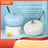 [Strictly Selected] yetele Cobblestone Non-Stick Pan Wok Wok Wok Pan Frying Pan Ceramic Pan Househol