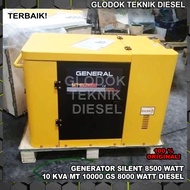 Genset Silent Diesel 8500 8000 Watt Generator Solar 10 KVA MT 10000