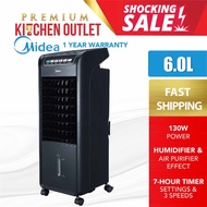 Midea 6.0L Air Cooler MAC-106A-BK | 7.0L Slim Tower Air Cooler MAC-107AR | Morgan 10L Air Cooler MAC