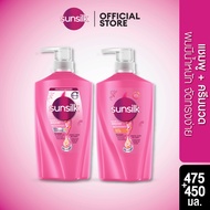 [ิอยู่ระหว่างปรับเปลี่ยนขนาด] ซันซิล แชมพู 475 มล. + ครีมนวด 450 มล. Sunsilk Shampoo 475 ml. + Condi