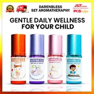 DARENBLESS Essential Oil 5.4ml(Hungry me,Easy breath,Sleep well & tantrum,Focus &intelligence) ORIGI