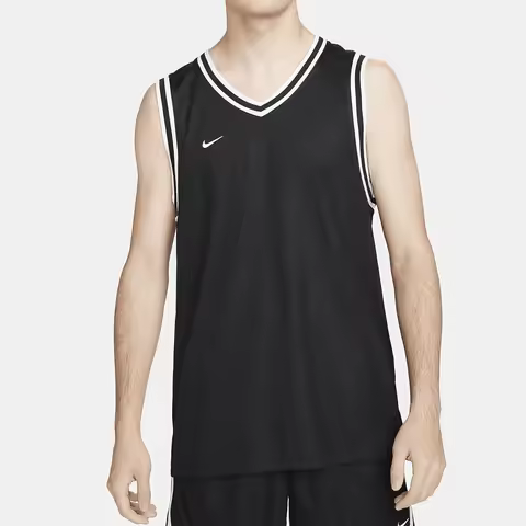 Nike genuine DNA Dri-FIT Men's Sleeveless V-Neck Basketball Jersey FQ3708-010