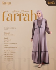 Gamis Farrah Nibras Terbaru Sarimbit Lebaran 2024 diskon