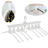 GANTUNGAN Np- 8 In 1 Portable Folding Clothes Hanger / Wardrobe Clothes Hanger