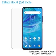 Tempered Glass Infinix Hot 9 Clear Screen Mobile Phone Adapter (6.6 inch)