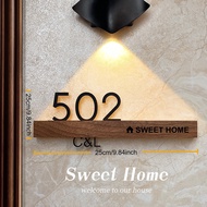 Unit number for hdb 25x8.5cm Customised Unit Sign door sign  Hdb Unit Unit Number Signage Door Unit 