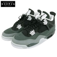 Nike Unused Air Jordan 4 Retro Sneakers Men's Black/Grey FQ8138-002 Size 9 (US)