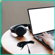 WU Extension Cable Braided Headphone Cord Audios Stereo Auxiliary Cable for Phone PC