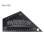 Fret Leveling Tool Guitar Luthier Tool Ruler Stainless Steel Fret Rocker