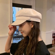 Women's Beret Spring Summer Women's Cap navy Blue Hat Fashion Casual Octagonal Vintage Hats Woman's 