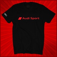 NEW  AUDI SPORT LOGO SS SHORT SLEEVE ROUND NECK 100% COTTON T-SHIRT 160GSM UNISEX S SERIES Q7 Q8 A4 