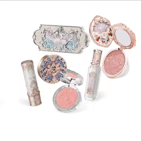 Flower Knows Makeup Kit Full Professional Makeup Gift Set Mermaid Eyeshadow Angel Highlight Swan Lip