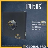 SIRIM IMITOS BR SERIES Full Black Series Switch Socket Switches Dimmer 15A Socket 45A Switch Multi S
