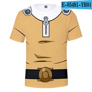 ญี่ปุ่นอะนิเมะ One Punch Man 3D T เสื้อผู้หญิงผู้ชายเด็กชายเด็กหญิงฤดูร้อนแขนสั้นตลก Tshirt เสื้อยืดกราฟิกไซตามะ Oppai คอสเพลย์