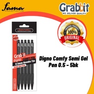 [FAMA]Grabbit Digno Trinok Gel Pen - BLACK 0.5MM