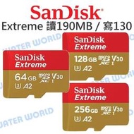 【中壢NOVA-水世界】SanDisk Micro Extreme【256G A2 R190 W130MB】TF 公司貨