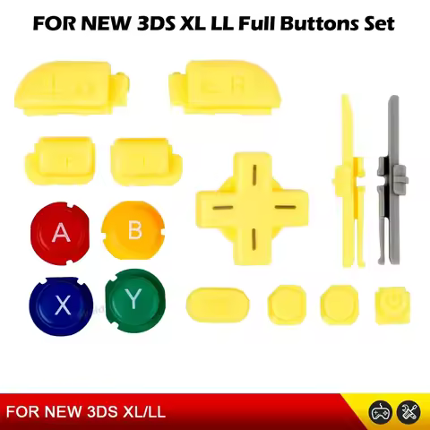 Original Full Complete Buttons For NEW 3DS XL LL D Pad ABXY L R ZL ZR Home ON OF Power Buttons For N