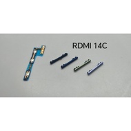 BUTTON VOLEUM FOR REDMI 14C RIBBON ON OFF & VOLEUM