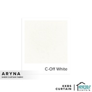 KKBS CURTAIN Aryna 118'' Kain Langsir Sheer Potong Meter (Aryna Sheer Curtain Fabric 118'' Cut by Me