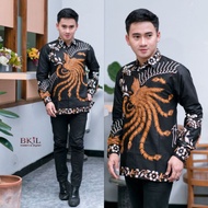 Batik Shirt For Men Gus Azmi Syubbanul Muslimin Fine Cotton Batik Hadroh Azzahir Hilwa Ala Santri Modern