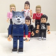New Product Japan MAN WITH A MISSION Werewolf THE MODS Metal Rock Band Building Block Doll Decoratio