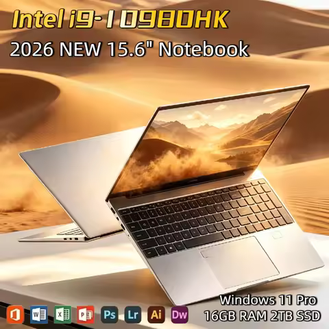 Intel Core i9 10980HK 15.6 Inch Laptop Windows 11 Pro 32GB DDR4 M.2 2TB SSD Ultrabook Computer Finge