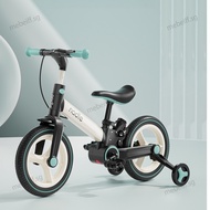 Children's Bicycle Balance Bike 2-in-1 1-3 1-6-year-old Girl Boy Pedal Folding Bike