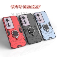 Phone Case For Oppo Reno 11F Reno11F OPPO Reno 11 F 5G 2024 Casing Luxury Ring Armor ShockProof Case Back Cover