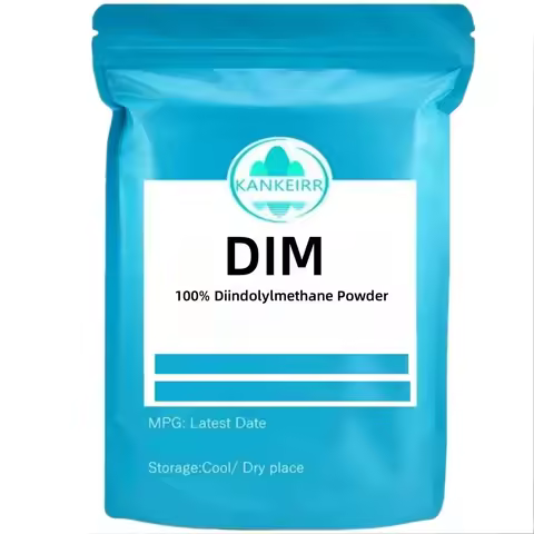 Customized 100% Diindolylmethane Powder Aluminum Foil Bag Packing DIM Powder for Global Distributors