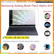 Samsung Galaxy Book Flex 2 Alpha 2 in 1 nano flexible tempered screen protector, ultra-thin, transpa