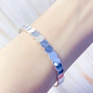 □❣  27g 9999 SilverNew Dragon Scale ColorfulSilver SolidBracelet YoungFor Girlfriend Valentines Day
