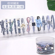 Ikat Rambut Set 12 in 1 FREE BOX / Ikat Rambut Korea Simple / Kunciran Rambut Ikat Rambut Fashion