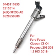 0445110955 JX6Q-9F593-AB 2315514 9828959880 New Diesel Fuel Injector for Ford Focus Citroen Peugeot 