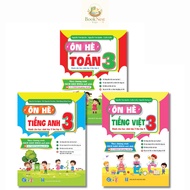 Book - Summer Review Combo Math, Vietnamese, English Grade 3 (For students from 3rd grade to 4th gra